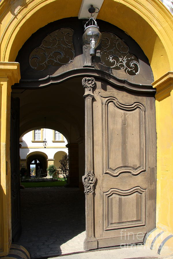 Old Door Palace Seehof  Photograph by Christiane Schulze Art And Photography