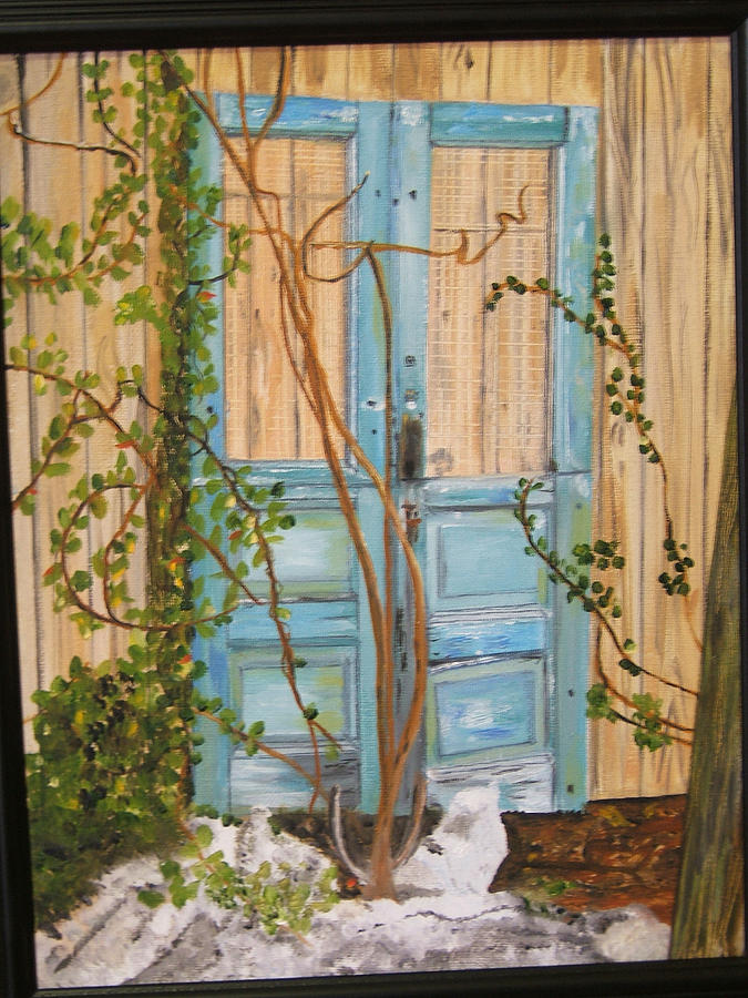 Old Doors Painting By Kathy Myers