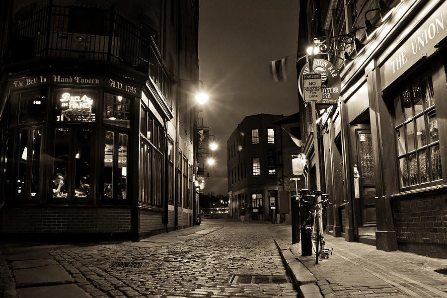 Old Downtown Boston Photograph by John McGraw