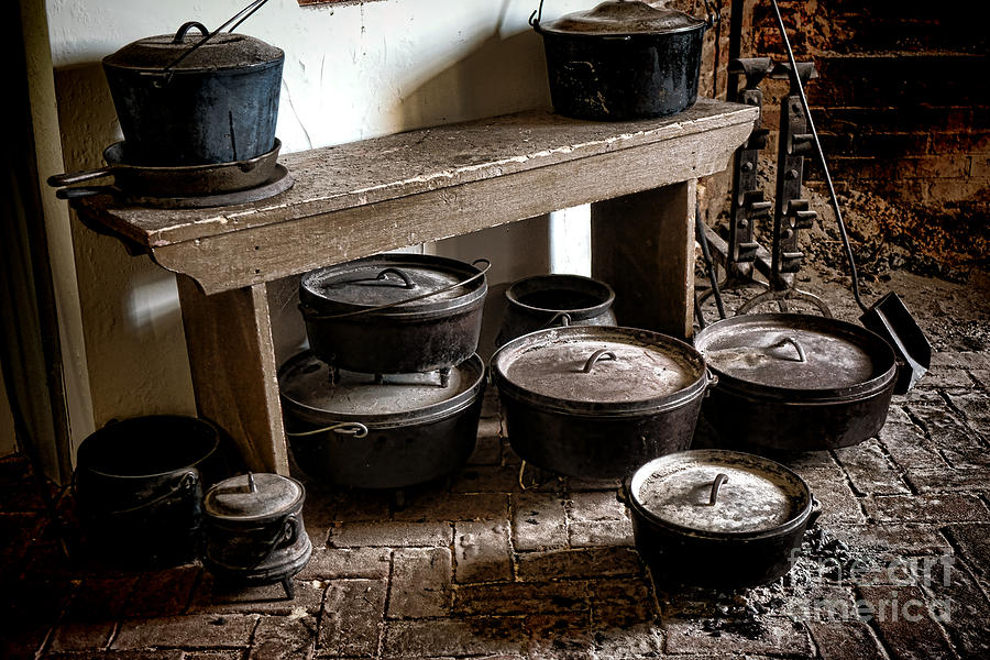 Pan Photograph - Old Dream Kitchen by Olivier Le Queinec