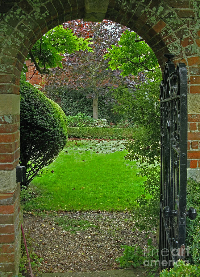 Old English Garden Photograph