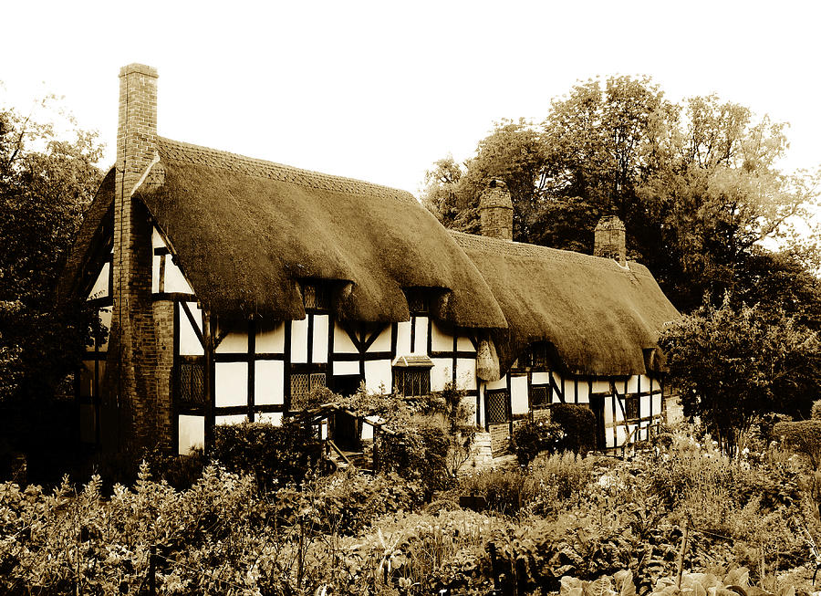 Old English Thatched cottage Photograph by Tom Conway