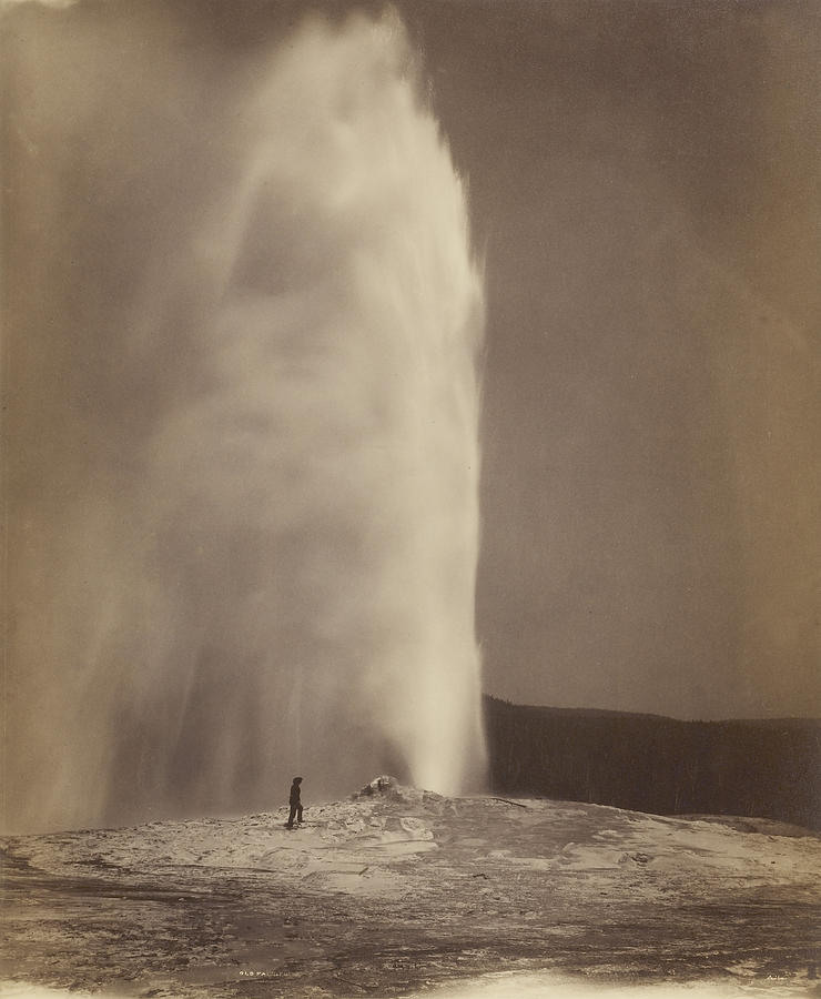 Old Faithful, Yellowstone National Photograph by Getty Research Institute