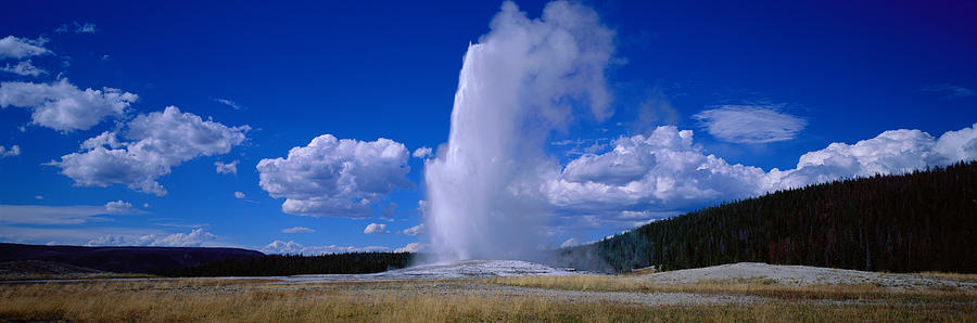 Yellowstone National Park Photograph - Old Faithful, Yellowstone National by Panoramic Images