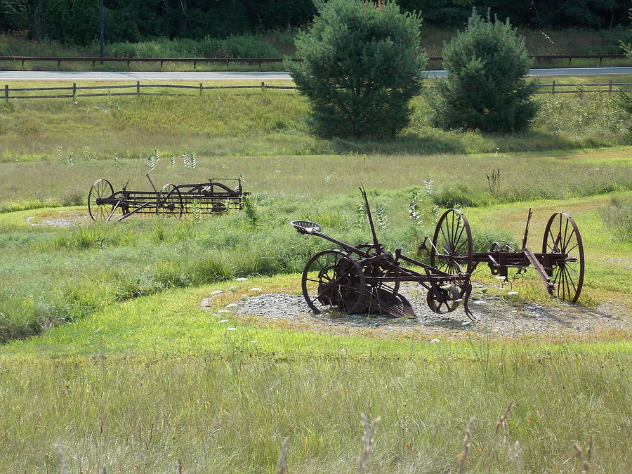 Old farm Equipment Photograph by Catherine Gagne