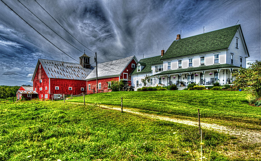 Old farm house Photograph by Jim Boardman