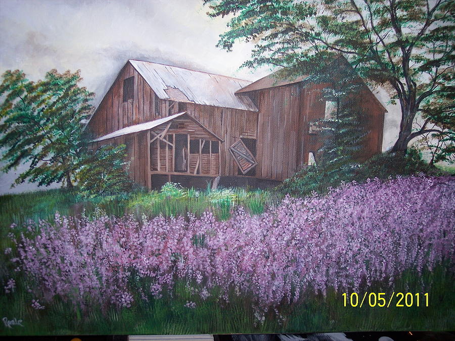 Lanscape Painting - Old Farm house by Jim Reale Lanscape Painting - Old Farm house by Jim Reale