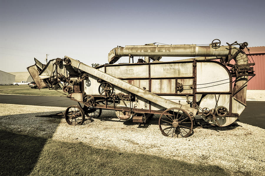 Old Farm Machine Photograph by Chris Smith