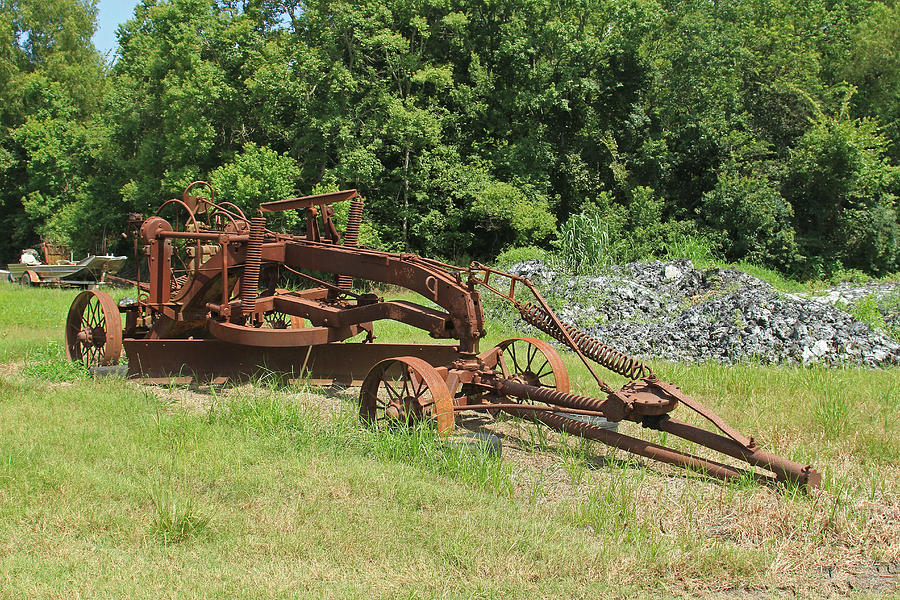 Old farm plow Photograph by Ronald Olivier - Pixels