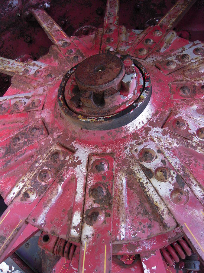 Old Farm Tractor Detail Photograph by Don Struke