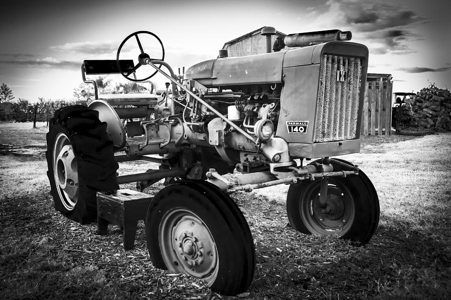 Old Farm Tractor Farmall 140 IH Photograph by Rich Franco