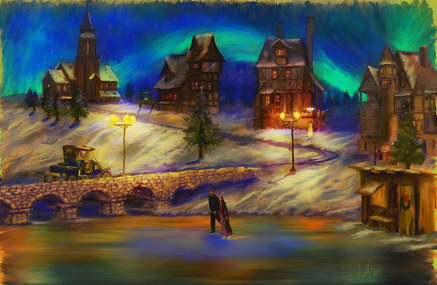 Old Fashion Christmas Painting by Dale Nielsen