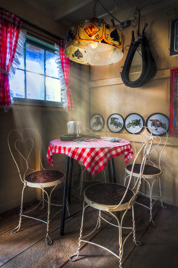Mountain Photograph - Old Fashioned Ice Cream Parlor by Debra and Dave Vanderlaan