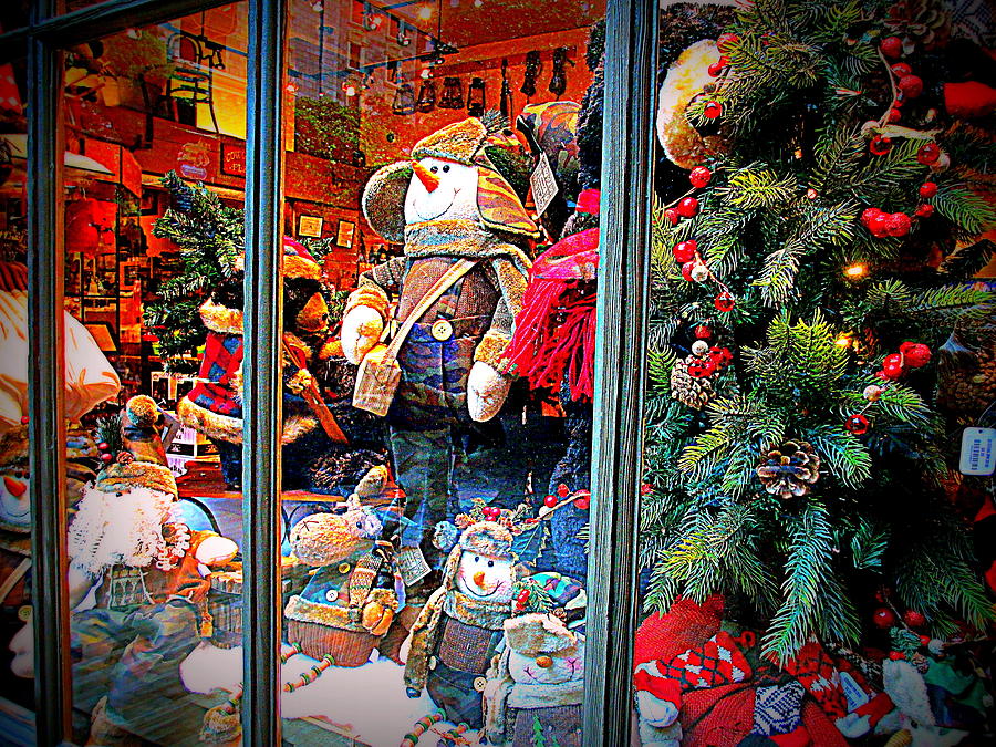 Old Fashioned Store Window Photograph by Kay Novy
