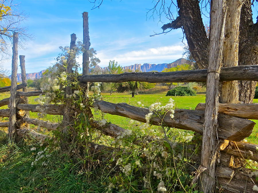 Old Fence in Grafton, UT Photograph by Patricia Haynes