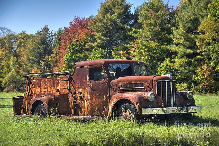 Old Fire Truck Photograph by Alana Ranney