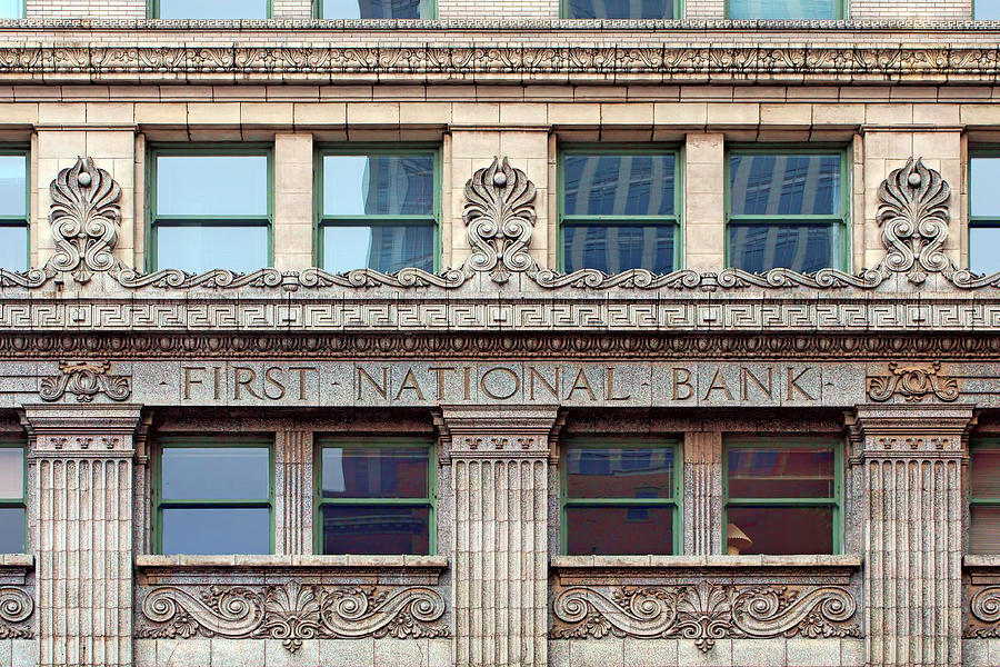 Old First National Bank - Building - Omaha Photograph by Nikolyn McDonald