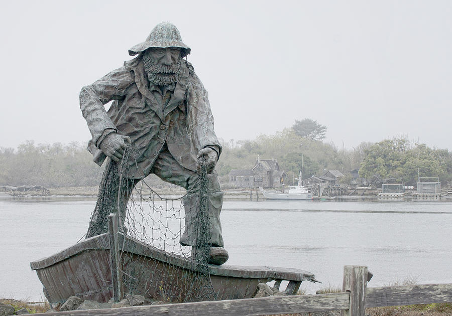 Old Fisherman of the Sea Photograph by Betty Depee