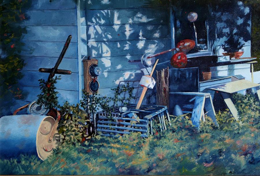 Tool Painting - Old Fishermens Shack  Mass. by Charles Schaefer