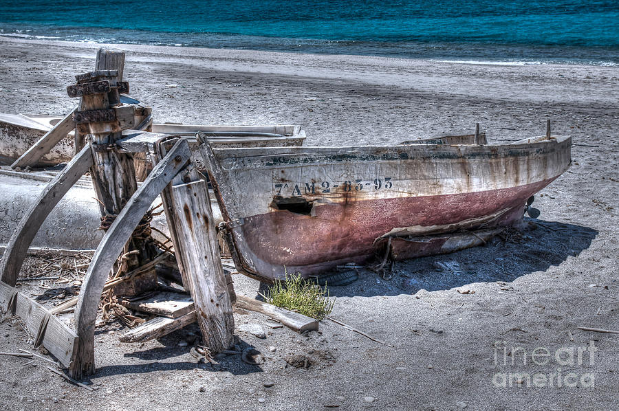 Old fishing boat Photograph by Rod Jones