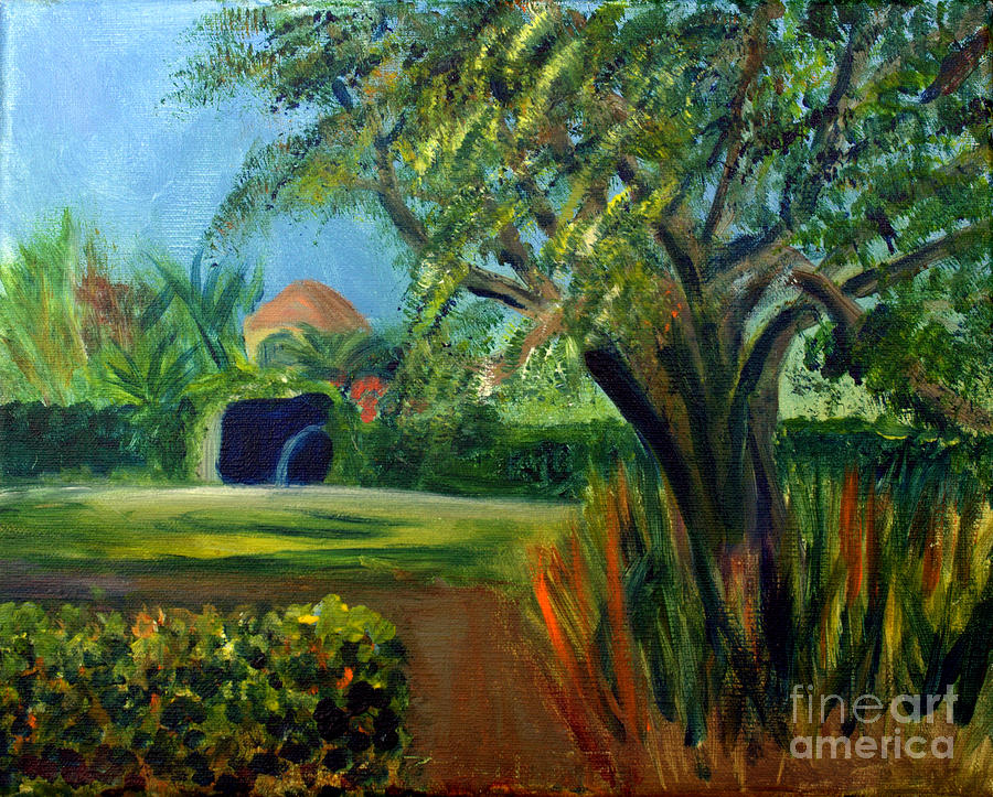 Old Floresta in Boca Raton Painting by Donna Walsh