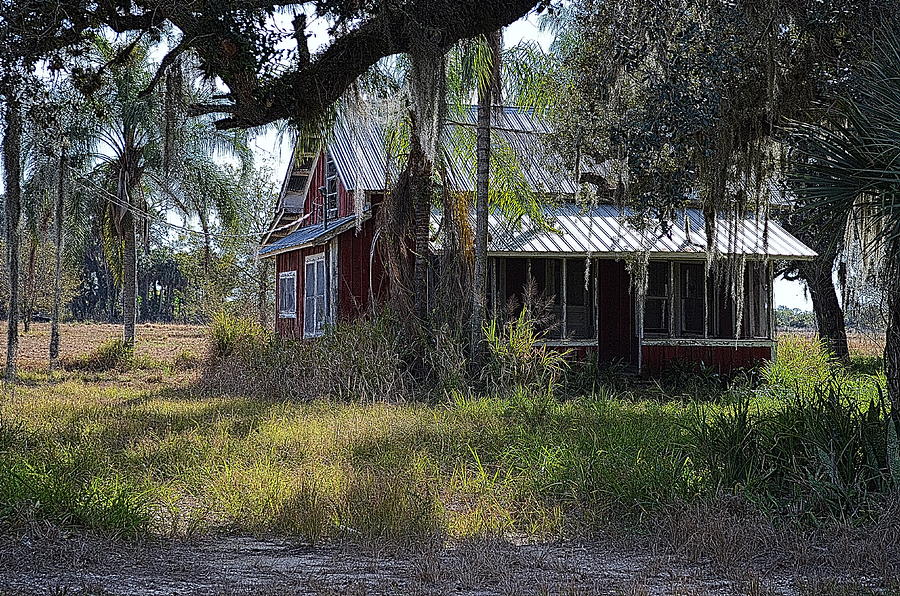 Old Florida House Photograph By Ronald T Williams - Pixels