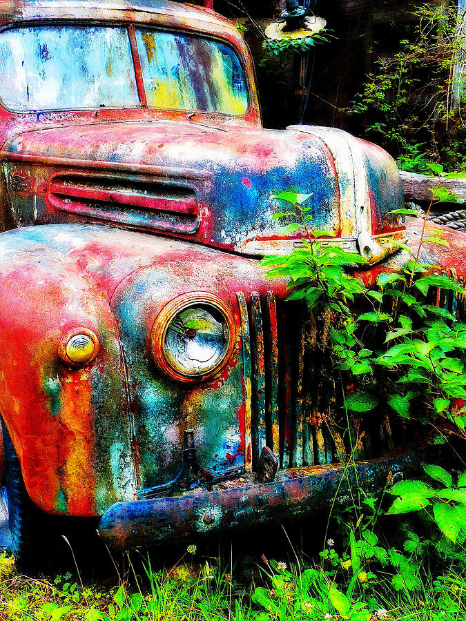 Old Ford #2 Painting by Sandy MacGowan