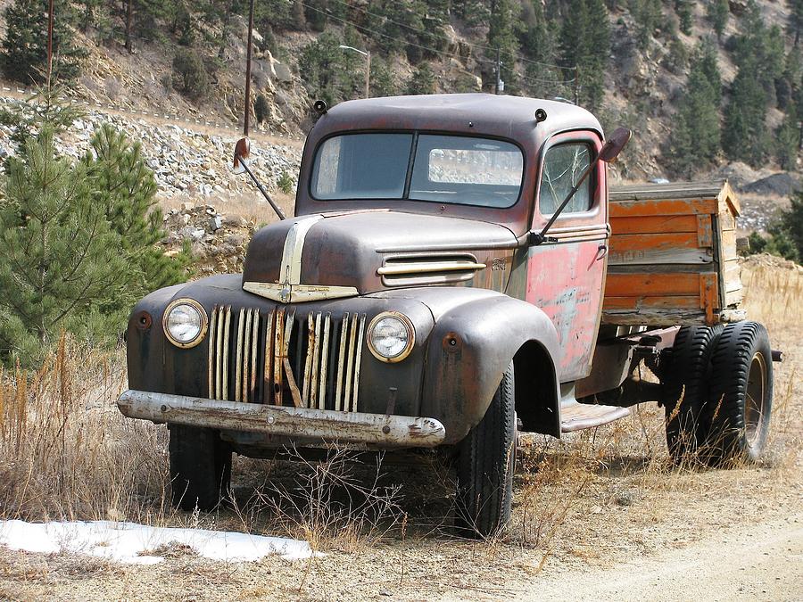 Old Ford Dually Photograph by Steven Parker