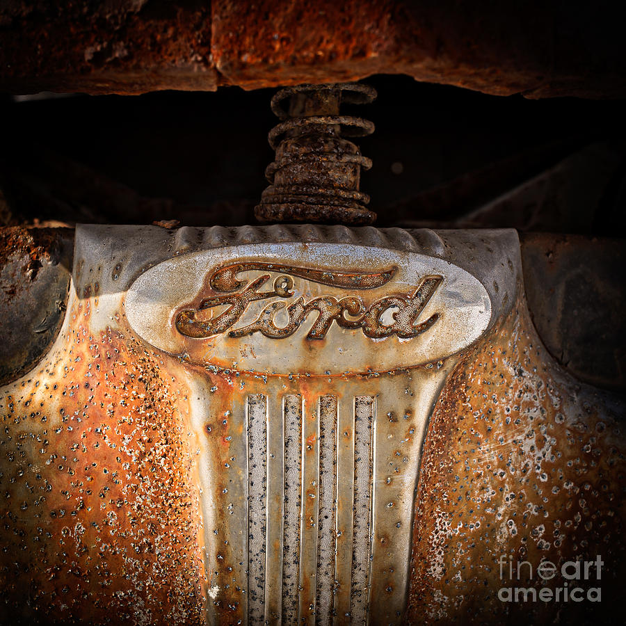 Vintage Photograph - Old Ford by Edward Fielding