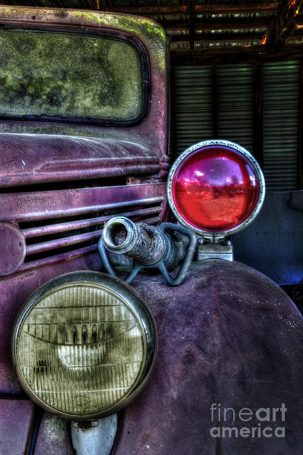 Old Ford Firetruck Photograph by Ken Johnson