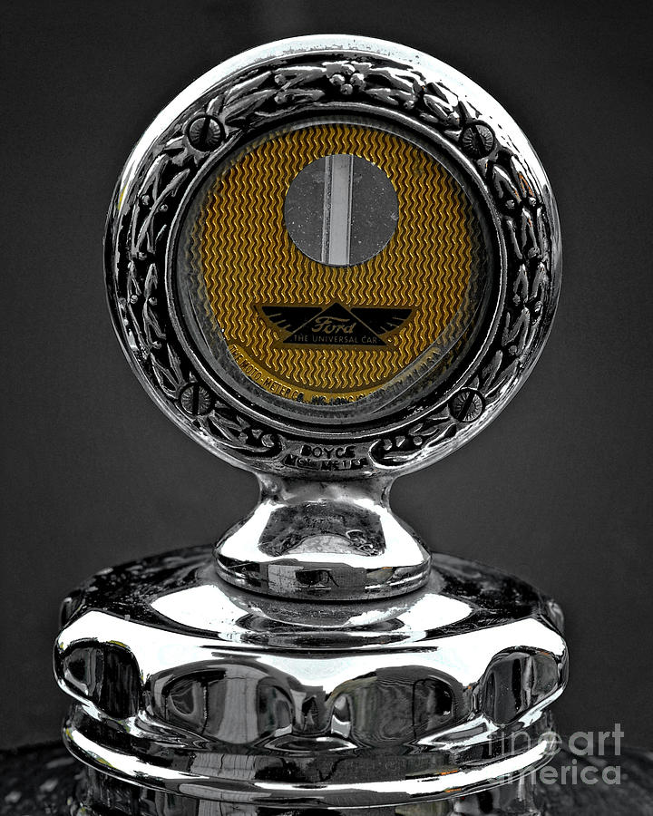 Old Ford Radiator Cap Photograph by Timothy Flanigan - Fine Art America