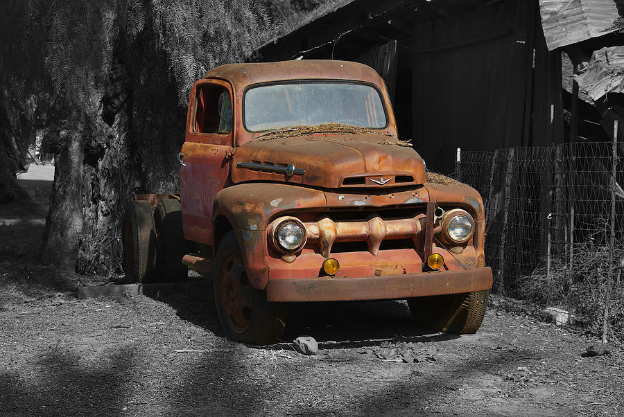Old Ford Truck Photograph by Richard J Cassato