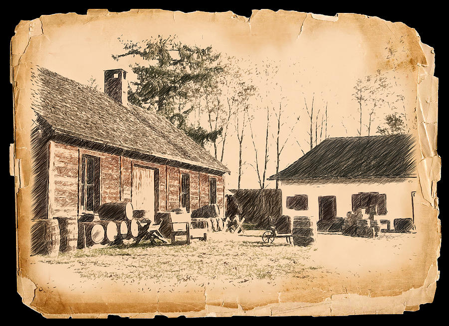 Old Fort Langley 1 Photograph by Doug Matthews
