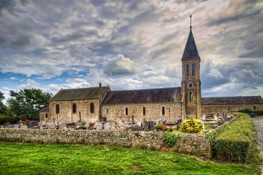Old French Church Photograph by Tim Stanley