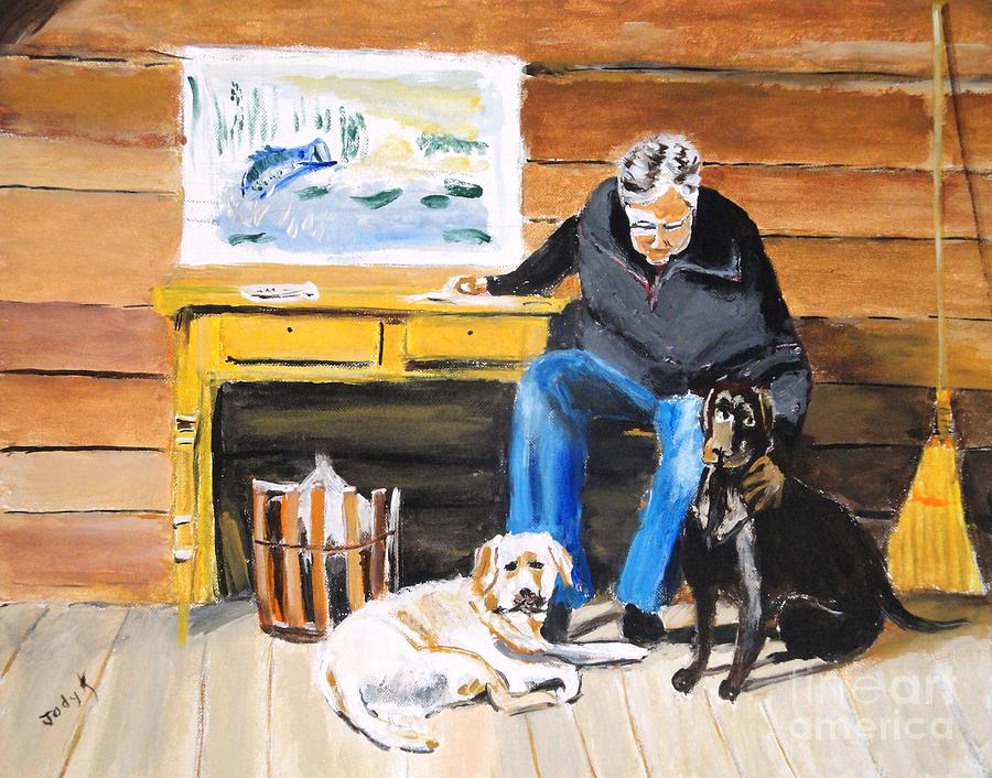 Old Friends Painting by Judy Kay