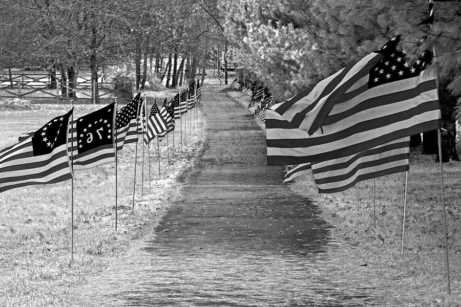 Old Glory IR Photograph by Andy Lawless