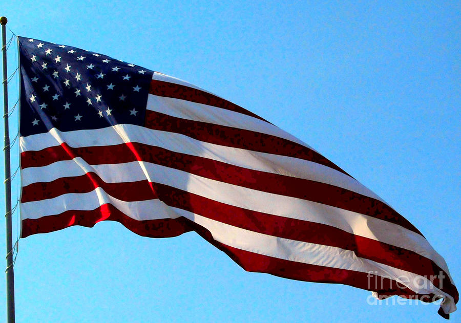 Flag Photograph - Old Glory by Kathleen Struckle
