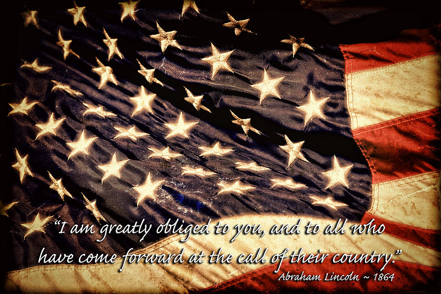 Old Glory Military Tribute Photograph by Lincoln Rogers