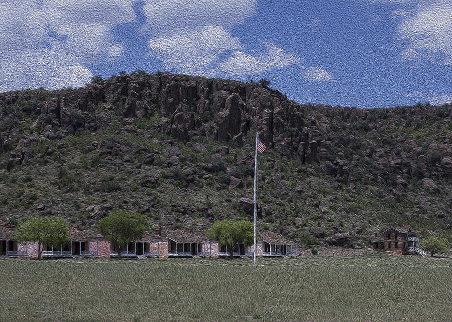Landscape Digital Art - Old Glory on the Parade Ground by Bob Bailey