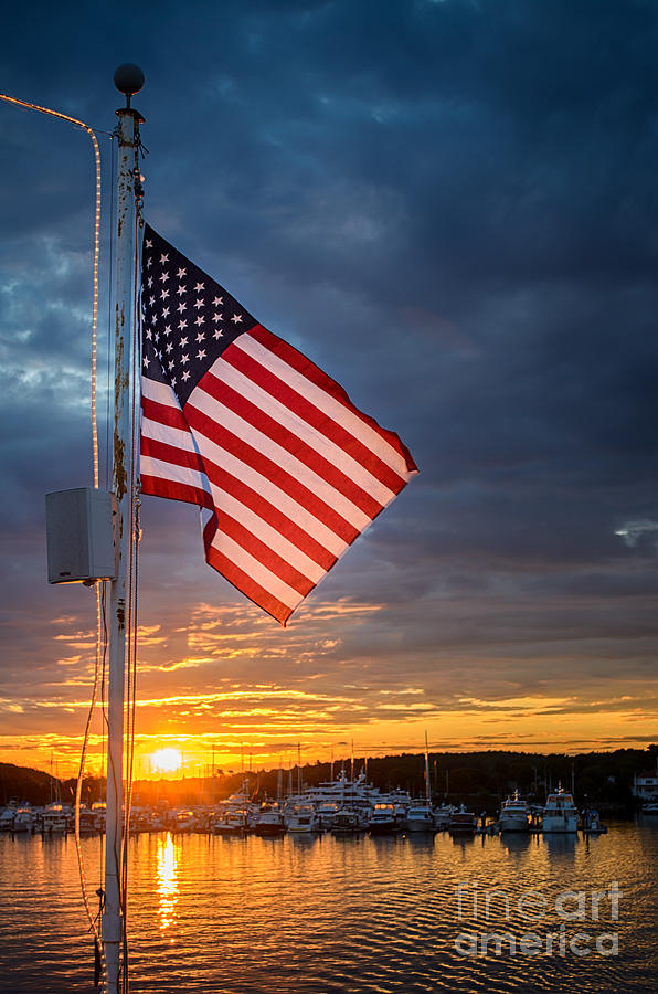 Old Glory Photograph - Old Glory by Scott Thorp