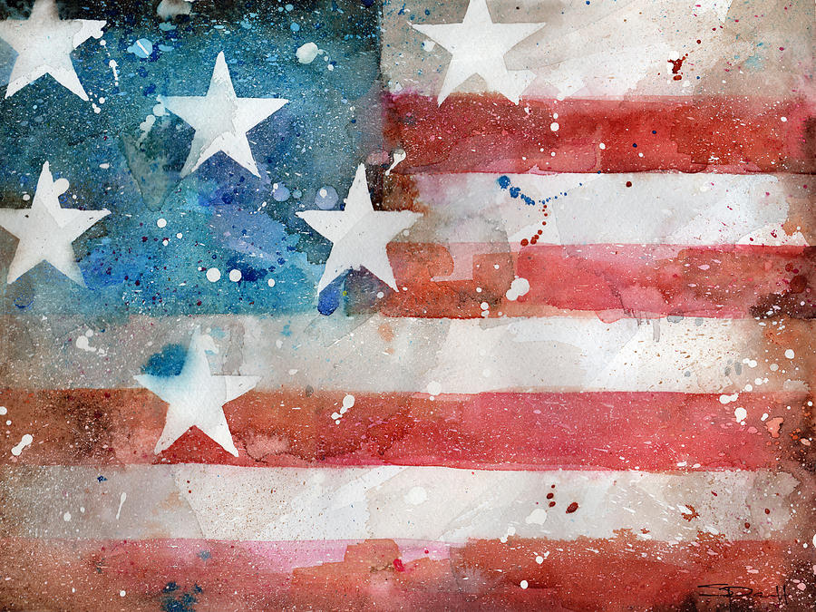 Old Glory Painting by Sean Parnell