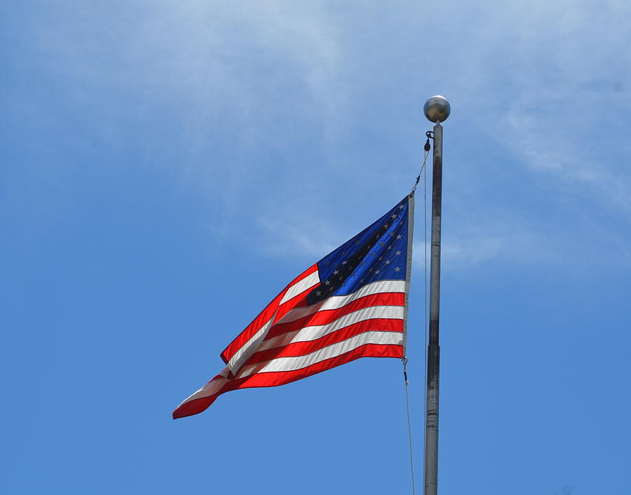 Flag Photograph - Old Glory by Xcape Photography