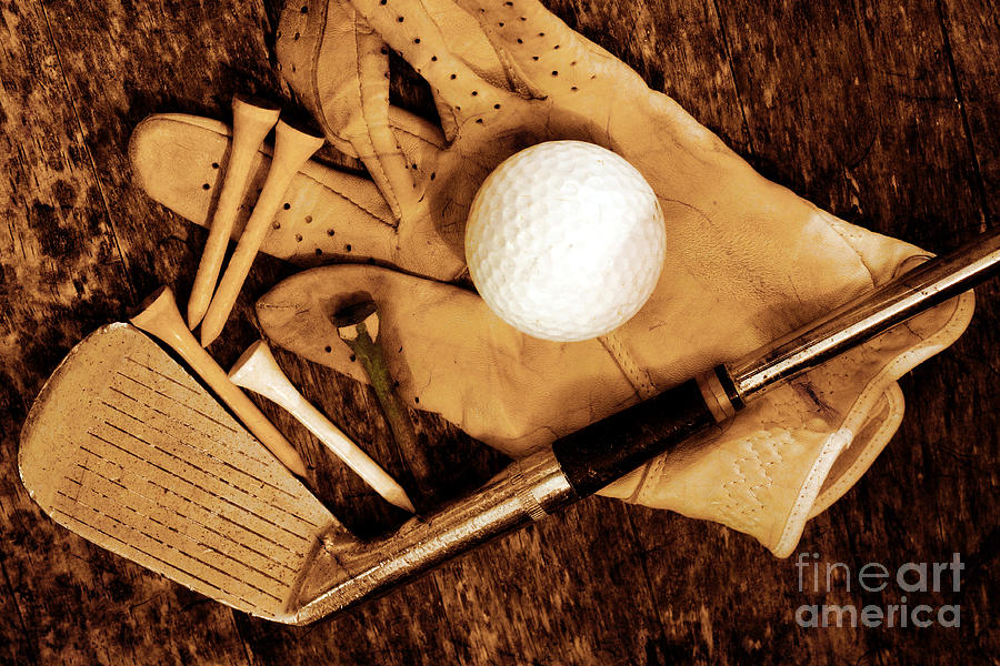 Old Golf Days Photograph by Charline Xia