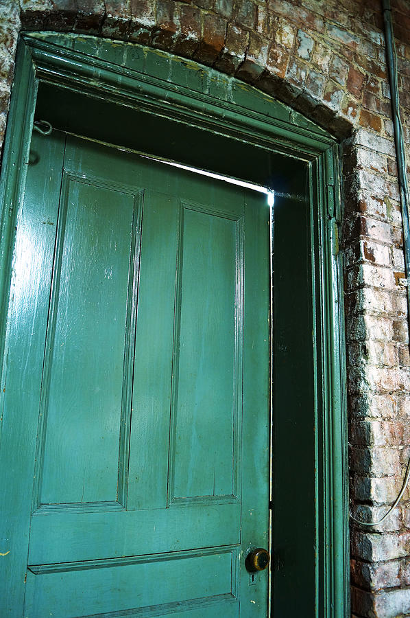 Old Green Door Photograph by Shawn Smith