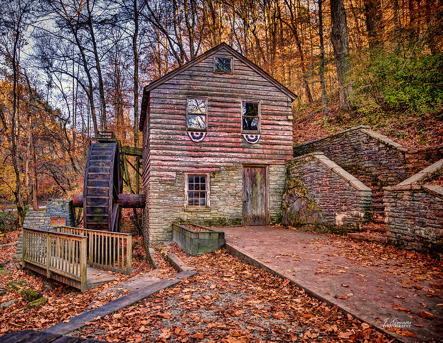 Old Grist Mill Photograph by Joe Granita