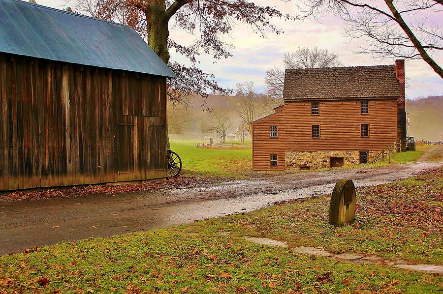 Old Grist Mill Photograph by William Rockwell
