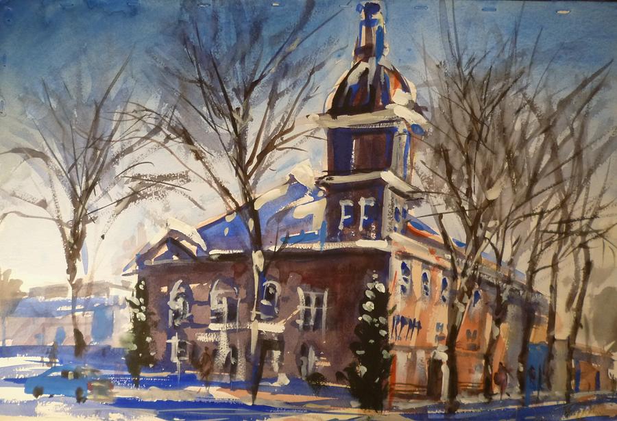Architecture Painting - Old Hamilton Museum by Dale Jorgensen
