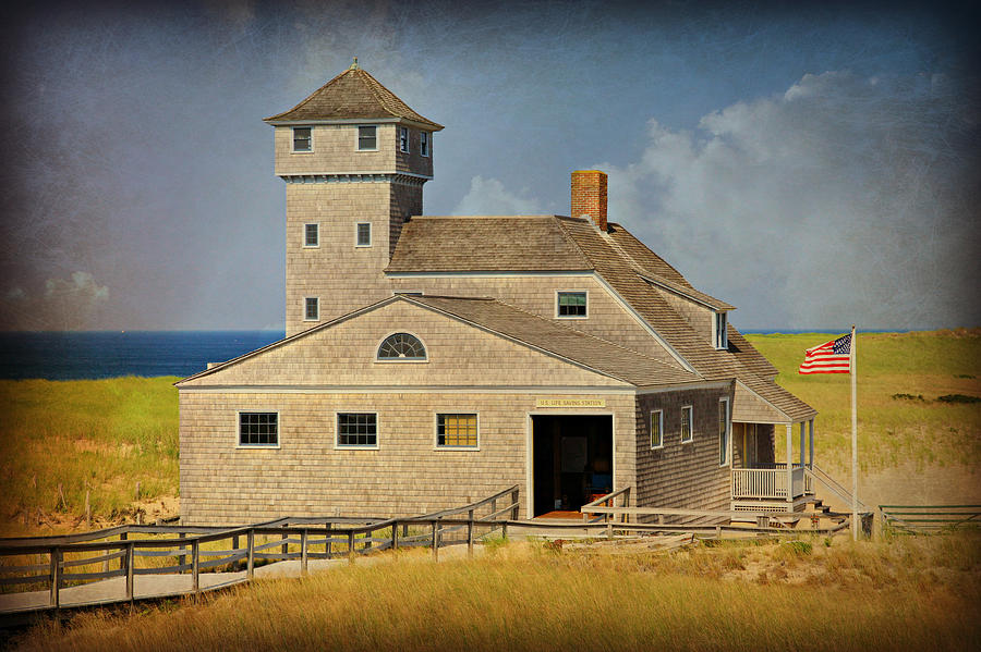 Architecture Photograph - Old Harbor Lifesaving Station on Cape Cod by Stephen Stookey