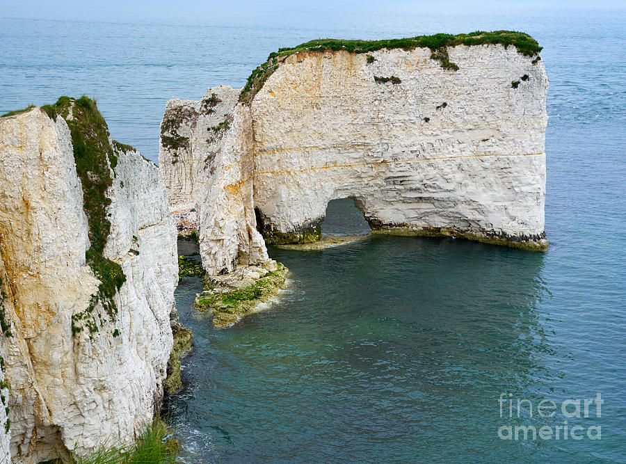 Old Harry Rocks on the Jurassic Coast in Dorset Photograph by Louise Heusinkveld