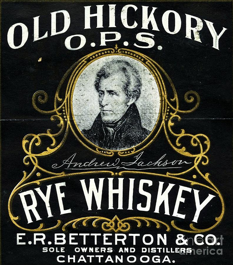 Old Hickory Rye Whiskey Painting by Thea Recuerdo - Fine Art America